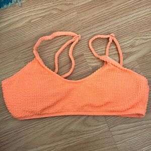 shien bright pink ish orange bikini top